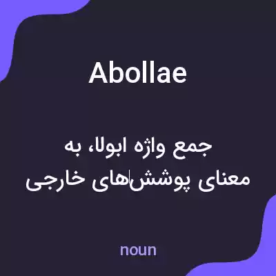 معنی abollae به فارسی معنی abollae به فارسی