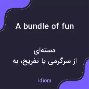 معنی a bundle of fun به فارسی معنی a bundle of fun به فارسی