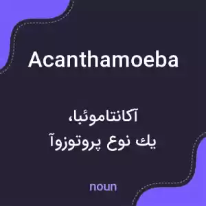 معنی acanthamoeba به فارسی معنی acanthamoeba به فارسی