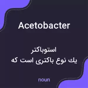 معنی acetobacter به فارسی معنی acetobacter به فارسی