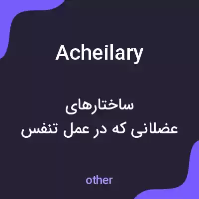معنی acheilary به فارسی معنی acheilary به فارسی