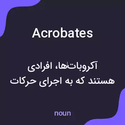 معنی acrobates به فارسی معنی acrobates به فارسی