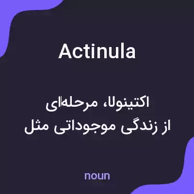 معنی actinula به فارسی معنی actinula به فارسی