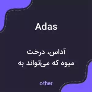معنی adas به فارسی معنی adas به فارسی
