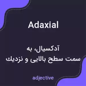 معنی adaxial به فارسی معنی adaxial به فارسی