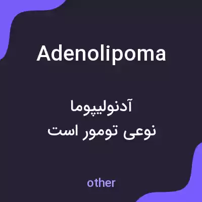معنی adenolipoma به فارسی معنی adenolipoma به فارسی