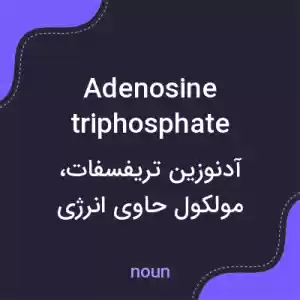 معنی adenosine triphosphate به فارسی معنی adenosine triphosphate به فارسی