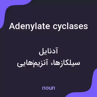 معنی adenylate cyclases به فارسی معنی adenylate cyclases به فارسی