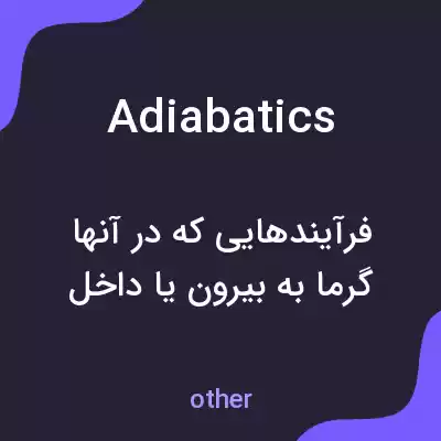 معنی adiabatics به فارسی معنی adiabatics به فارسی