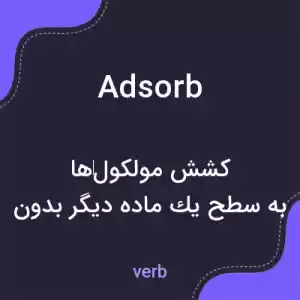 معنی adsorb به فارسی معنی adsorb به فارسی