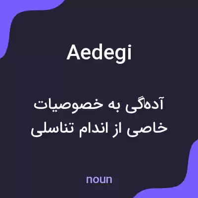 معنی aedegi به فارسی معنی aedegi به فارسی