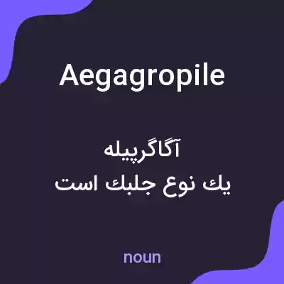معنی aegagropile به فارسی معنی aegagropile به فارسی
