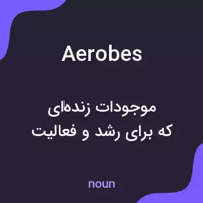 معنی aerobes به فارسی معنی aerobes به فارسی
