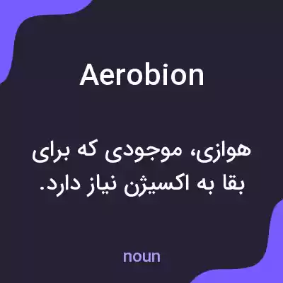 معنی aerobion به فارسی معنی aerobion به فارسی