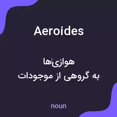 معنی aeroides به فارسی معنی aeroides به فارسی