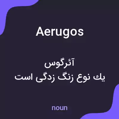 معنی aerugos به فارسی معنی aerugos به فارسی