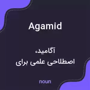 معنی agamid به فارسی معنی agamid به فارسی