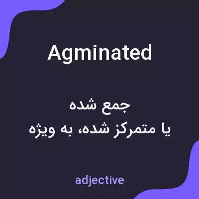 معنی agminated به فارسی معنی agminated به فارسی