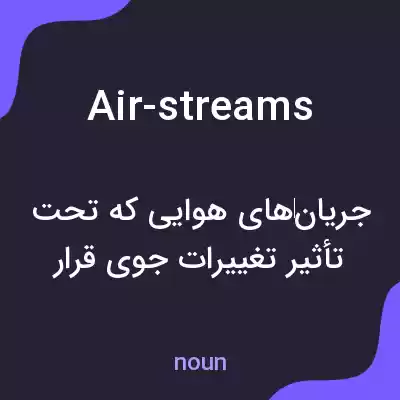 معنی air-streams به فارسی معنی air-streams به فارسی