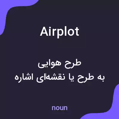 معنی airplot به فارسی معنی airplot به فارسی