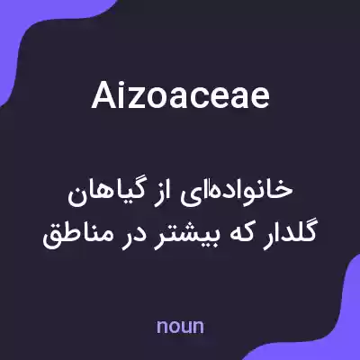 معنی aizoaceae به فارسی معنی aizoaceae به فارسی