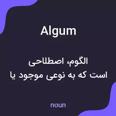 معنی algum به فارسی معنی algum به فارسی
