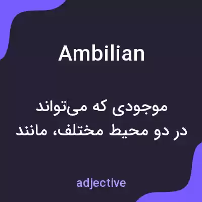 معنی ambilian به فارسی معنی ambilian به فارسی