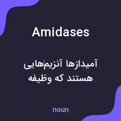 معنی amidases به فارسی معنی amidases به فارسی