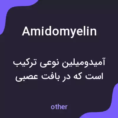 معنی amidomyelin به فارسی معنی amidomyelin به فارسی