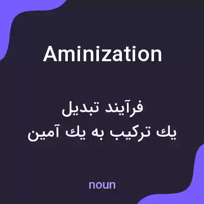 معنی aminization به فارسی معنی aminization به فارسی