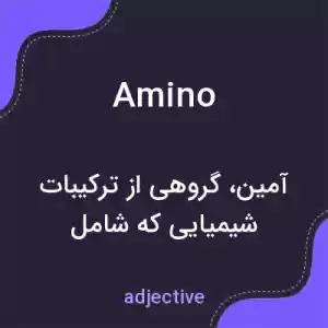 معنی amino به فارسی معنی amino به فارسی