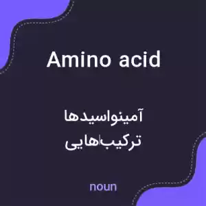 معنی amino acid به فارسی معنی amino acid به فارسی