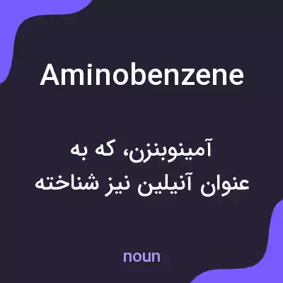 معنی aminobenzene به فارسی معنی aminobenzene به فارسی