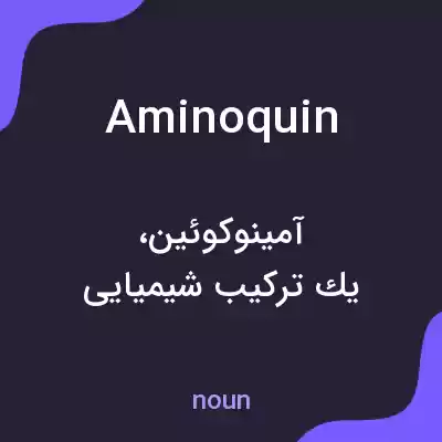 معنی aminoquin به فارسی معنی aminoquin به فارسی
