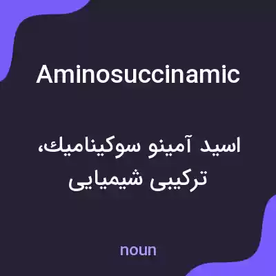 معنی aminosuccinamic به فارسی معنی aminosuccinamic به فارسی