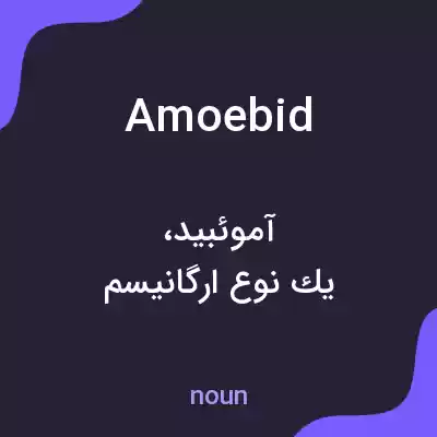 معنی amoebid به فارسی معنی amoebid به فارسی