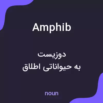 معنی amphib به فارسی معنی amphib به فارسی