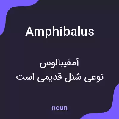 معنی amphibalus به فارسی معنی amphibalus به فارسی