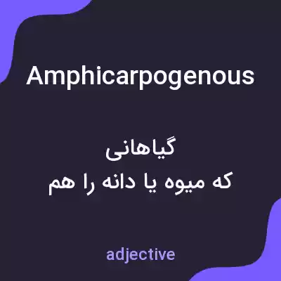 معنی amphicarpogenous به فارسی معنی amphicarpogenous به فارسی