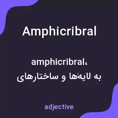 معنی amphicribral به فارسی معنی amphicribral به فارسی