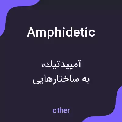 معنی amphidetic به فارسی معنی amphidetic به فارسی