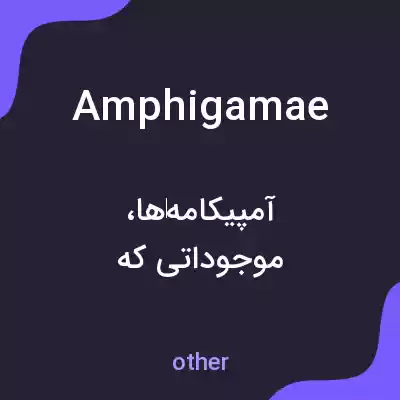 معنی amphigamae به فارسی معنی amphigamae به فارسی