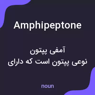 معنی amphipeptone به فارسی معنی amphipeptone به فارسی