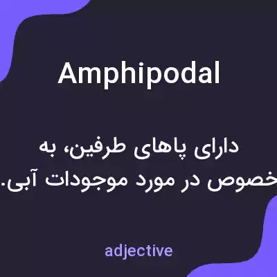 معنی amphipodal به فارسی معنی amphipodal به فارسی
