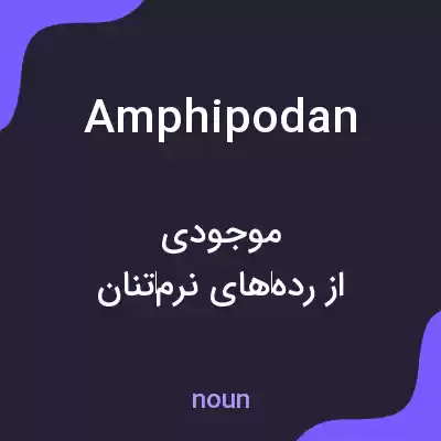 معنی amphipodan به فارسی معنی amphipodan به فارسی
