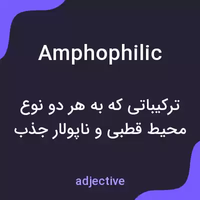 معنی amphophilic به فارسی معنی amphophilic به فارسی