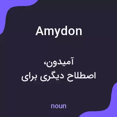 معنی amydon به فارسی معنی amydon به فارسی