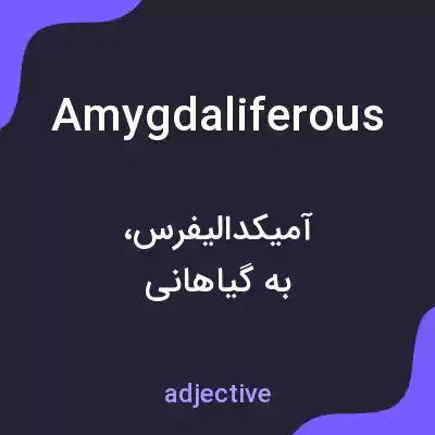 معنی amygdaliferous به فارسی معنی amygdaliferous به فارسی