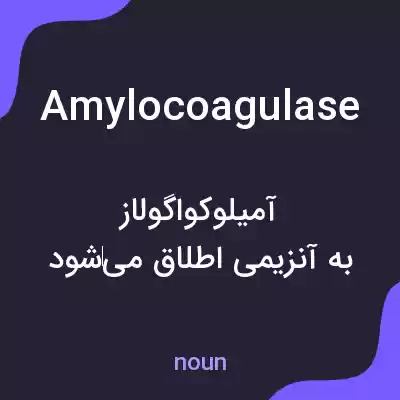 معنی amylocoagulase به فارسی معنی amylocoagulase به فارسی