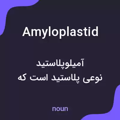 معنی amyloplastid به فارسی معنی amyloplastid به فارسی